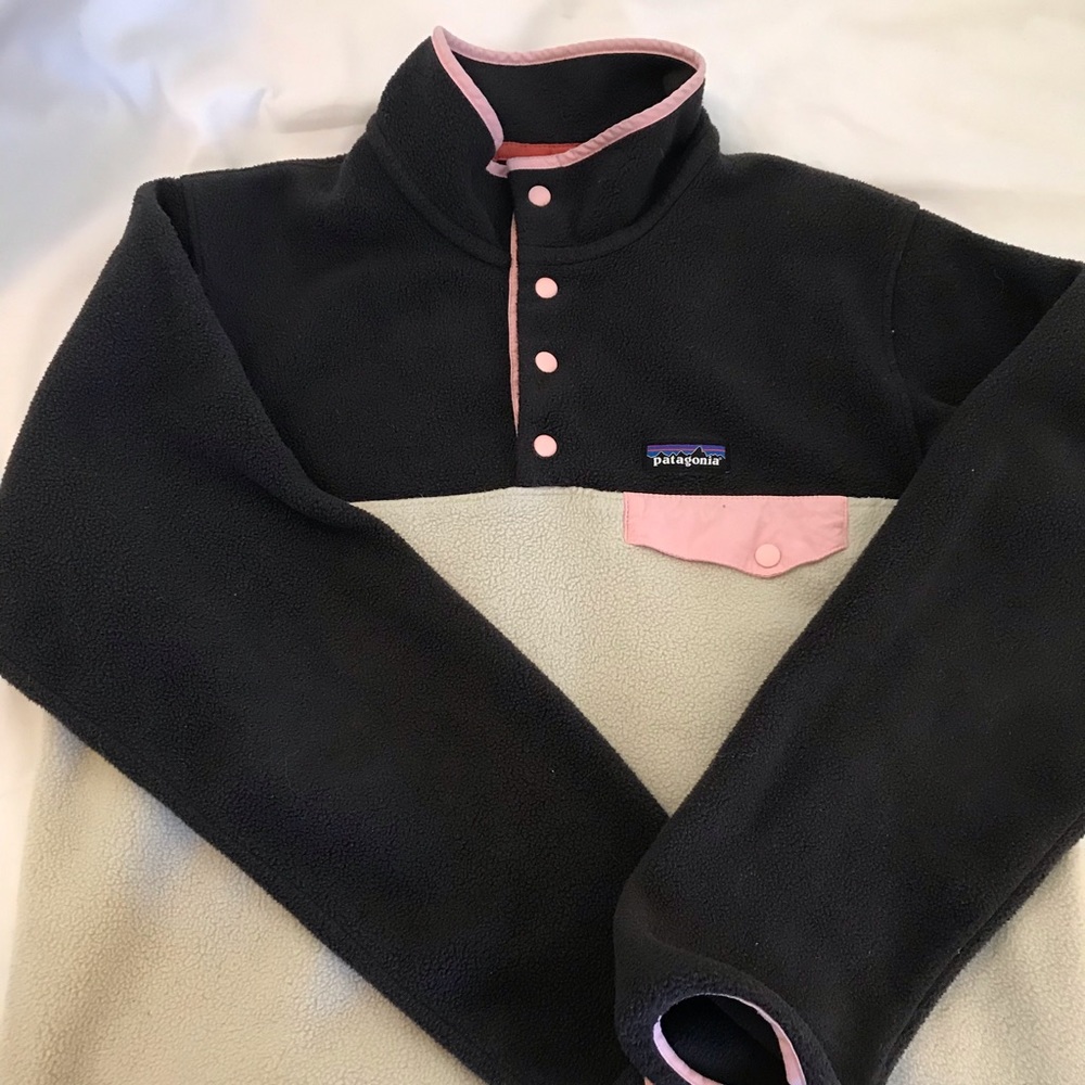 Patagonia Synchilla // pink & cream